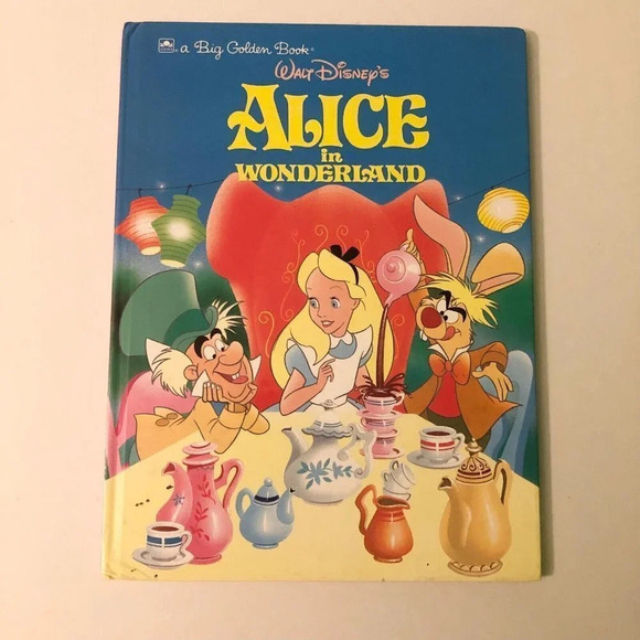 Vintage 1991 Walt Disneys Alice in Wonderland Big Golden  Book - Picture 1 of 13